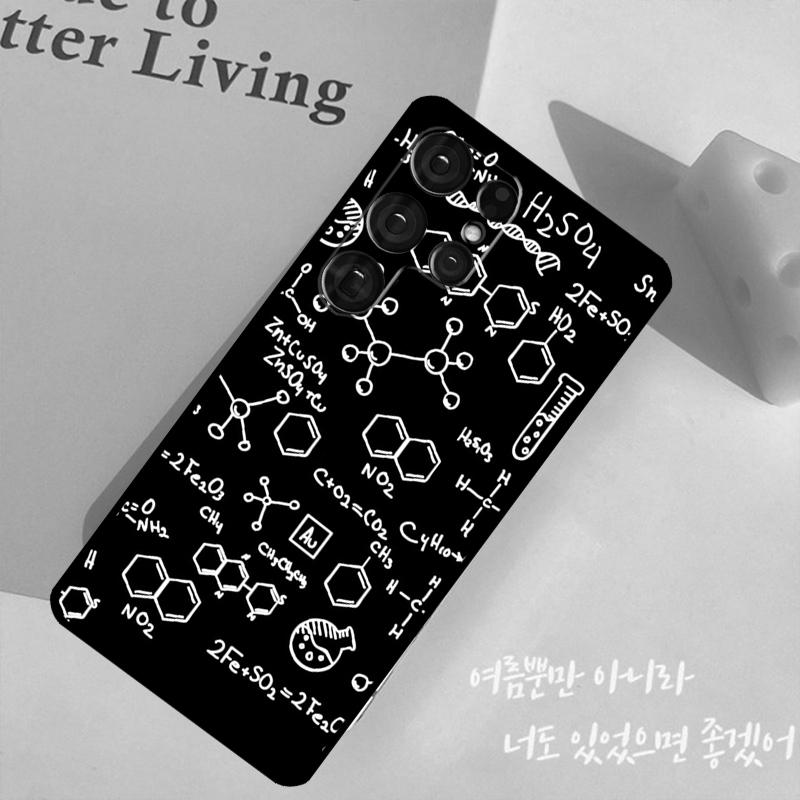 Наука Химия Кофеин Чехол для телефона Для Samsung Galaxy S25 Ultra S9 S10 S20 S22 S21 FE S23 S24 Plus Задняя крышка