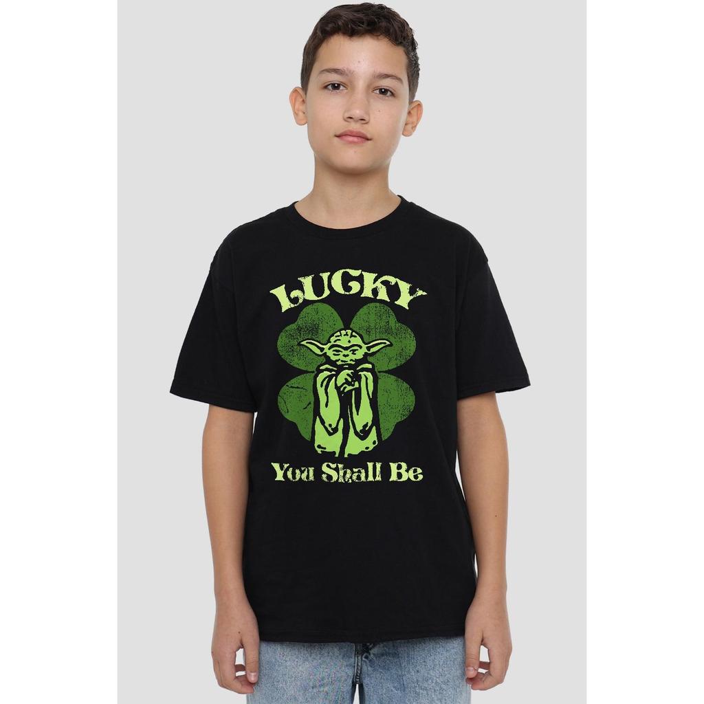 Star Wars Childrens/Kids Lucky Yoda St Patricks Day T-Shirt