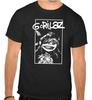 26 Gorillaz Рок-музыка Черная футболка -1003- Унисекс футболка