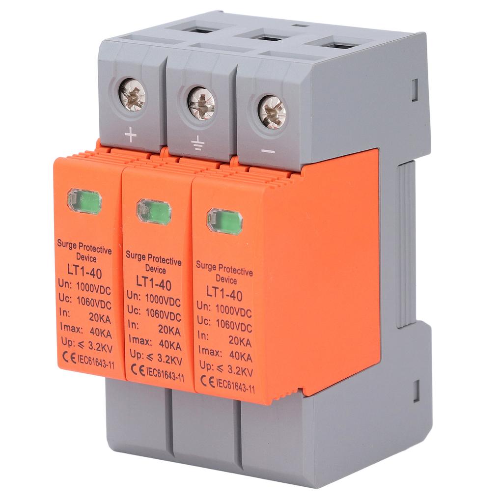 3P Сетевой фильтр 35MM DIN-рейка фотоэлектрическое устройство защиты от перенапряжения низковольтный разрядник для