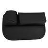 Car Seat Filler Storage Bag with Phone and Cup Holder Multifunctional PU Leather Side Seat Crevice Organizer Black
