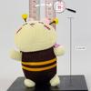 Превращается в маленькую плюшевую куклу-пчелку, подарочный кулон для школьной сумки, украшение, милый мультяшный брелок, 4-дюймовая кукла
