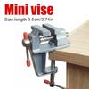 Mini Desktop Vise Small Bench Clamp Welding Aid Model Table Vise Household Flat Table Vise Precision Clamp
