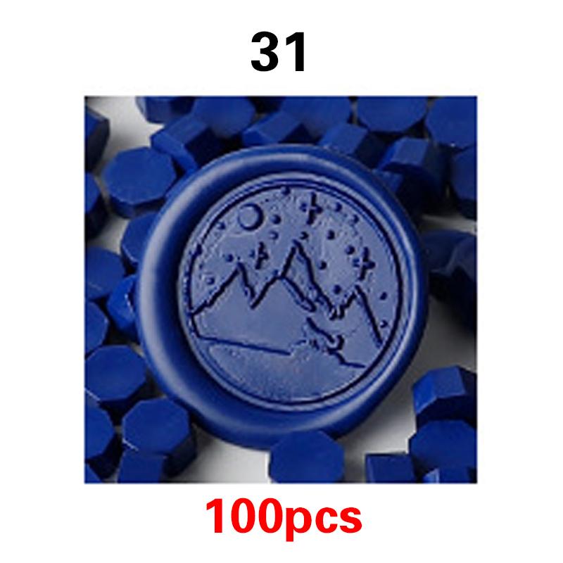 100PCS51Colors Wax Bean Envelope Invitation Letter Stamp Sealing Wax Special Mud Sealing Wax