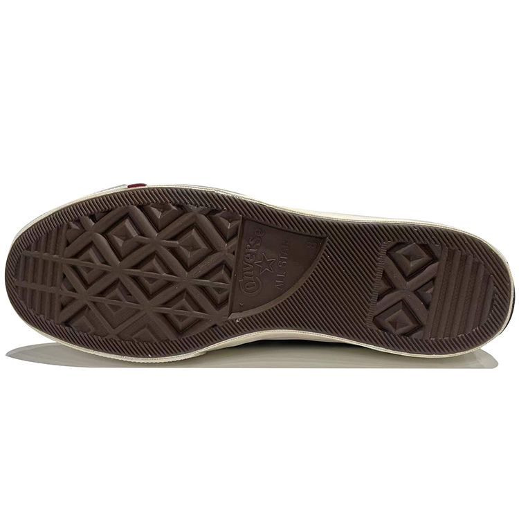 Kith X Converse Chuck 70 High Black Monogram Unisex Sneakers Egret Natural 171864C