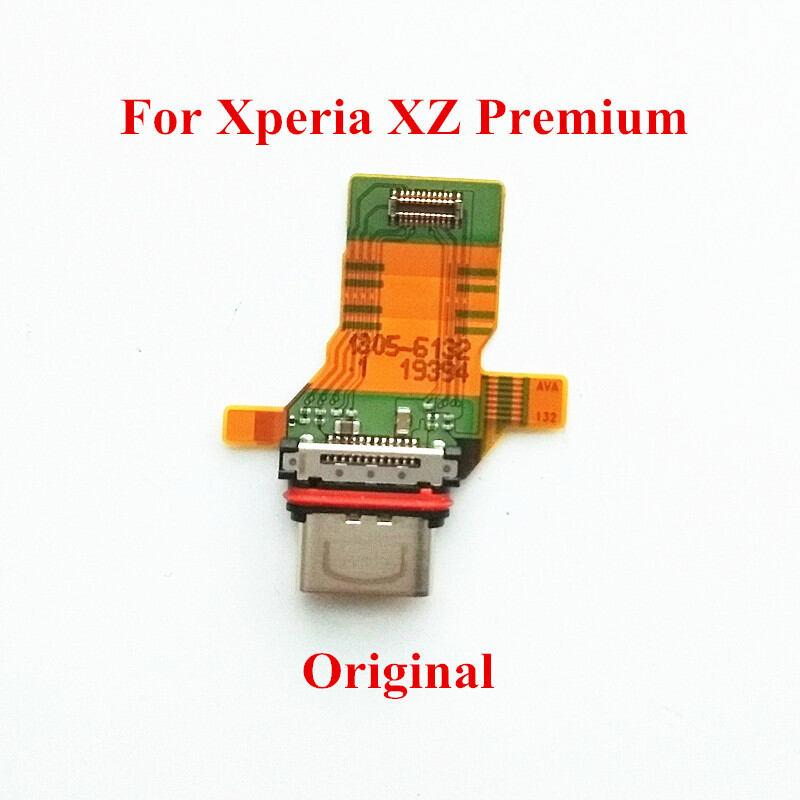 USB Charging Port Flex Cable Charger Dock Connect Board For Sony Xperia XZ Premium G8141 G8142 XZP