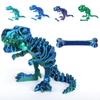 Rotatable 3D Printed Crystal Dinosaur Crystal 3D Articulated Dinosaur Toys  Landscaping Decoration