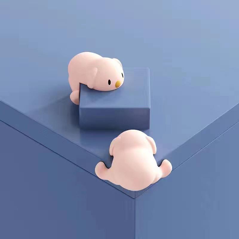 Детская Мультяшная безопасность, угловой защитный чехол для стола для щенков, безопасный, мягкий силиконовый защитный край, чехол для мебели, безопасности для детей