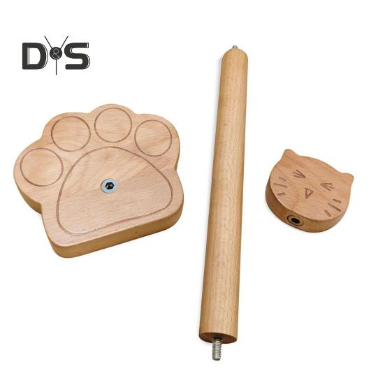 Держатель для салфеток, стойка для хранения рулонов туалетной бумаги с устойчивым основанием, дизайн в стиле кошки, органайзер для рулонов бумаги, кухонный аксессуар