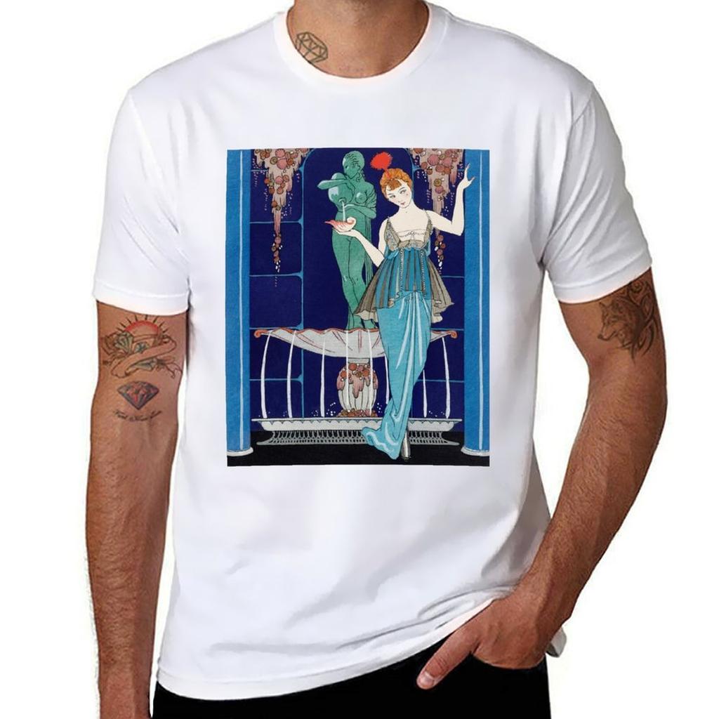 La Fontaine De Coquillages Robe Du Soir De Paquin Fashion Illustration Tshirt Halloween Theme Tshirt