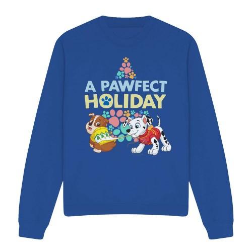 Paw Patrol Unisex Adult A Pawfect Holiday Rubble & Marshall Christmas Sweatshirt