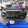 Стиль Maybach Mercedes E-Class E260L/E300L/E350L Накладки на передний и задний бамперы и комплект решетки радиатора