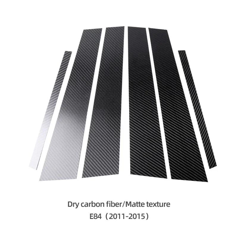 Carbon Fiber For BMW F30 F20 G20 E90 F10 E60 G30 E46 E61 X5 E70 X1 X3 Car Body B C Pillars Post Cover Trim Decoration Stickers