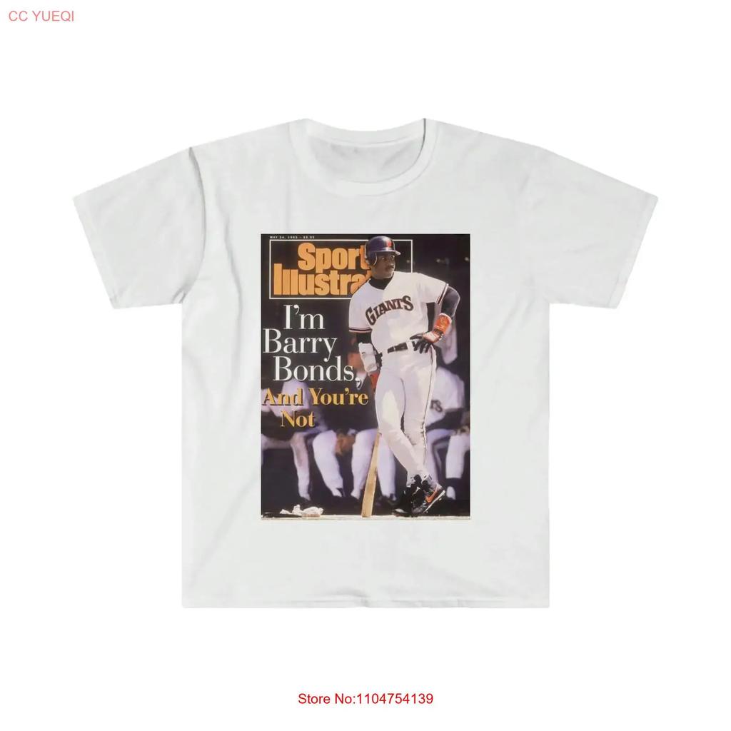 Barry Bonds Sports Illustrated Cover T Shirt Vintage Softstyle vintage Washed Comfortable streetwear Stylish designer clothes