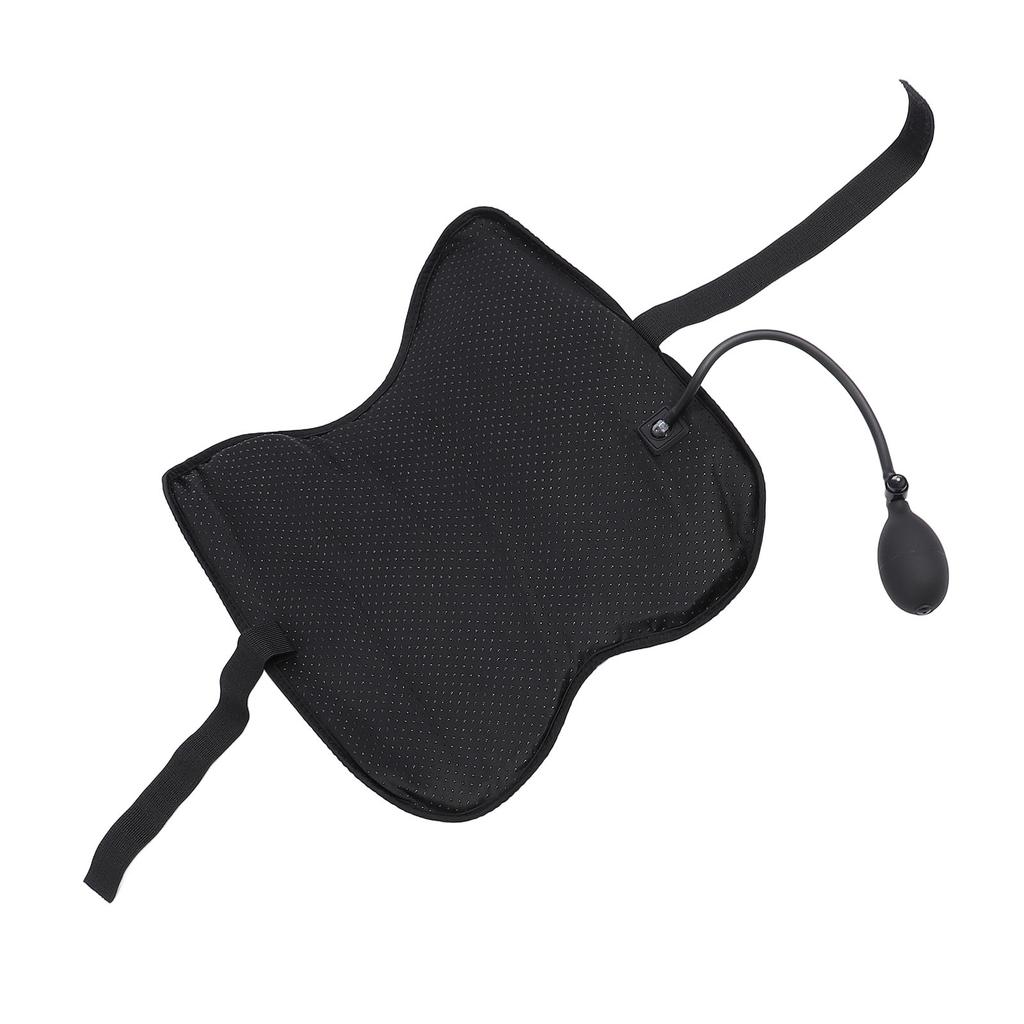 Lumbar Support Pillow Breathable Mesh Non Slip Adjustable Strap Lower Back Support Cushion for