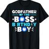 Крестный отец Босса Мальчик на день рождения Детский декор Семейная парная футболка