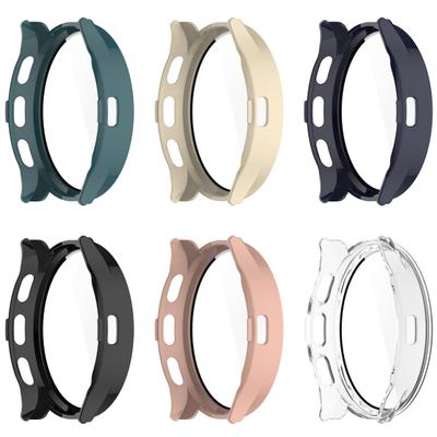 Защитный чехол для смарт-часов Yousheng для Garmin Venu3S, полная защита, высокая четкость, защита от царапин, чехол из закаленного стекла для ПК для Garmin Venu 3S