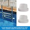 2Pack Pool Ladder Rubber Stopper for 1.9Inch Ladder Tubing for Swimming Pool Liner Ladder Foot Cover Replacement