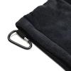 Square Golf Ball Cleaning Towel with Carabiner Hook Sports Towel Portable Golf Club Cleaner