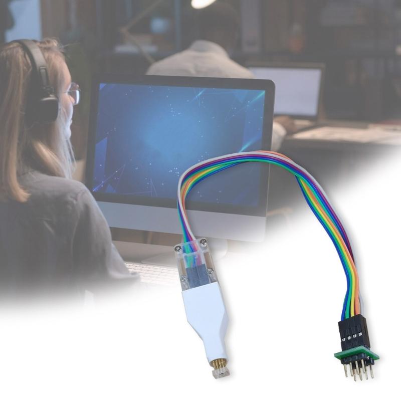 Прецизионный тестовый зажим SOP8 150mil с узким корпусом и проводом с шагом 4,4 мм для надежного соединения