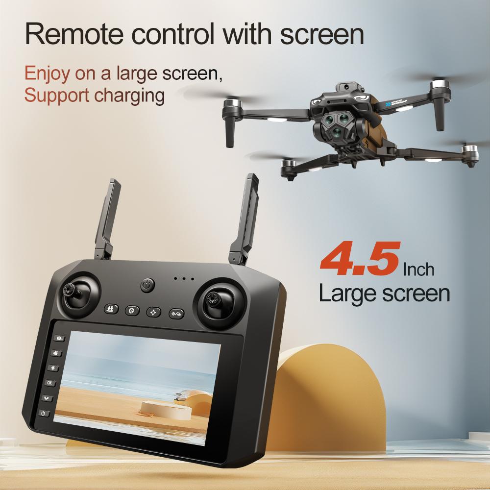2025 M33/M22 Pro MAX GPS Drone Large Screen 8K Professional Camera 5G WIFI FPV 360° Obstacle Avoidance Brushless RC Quadcopter