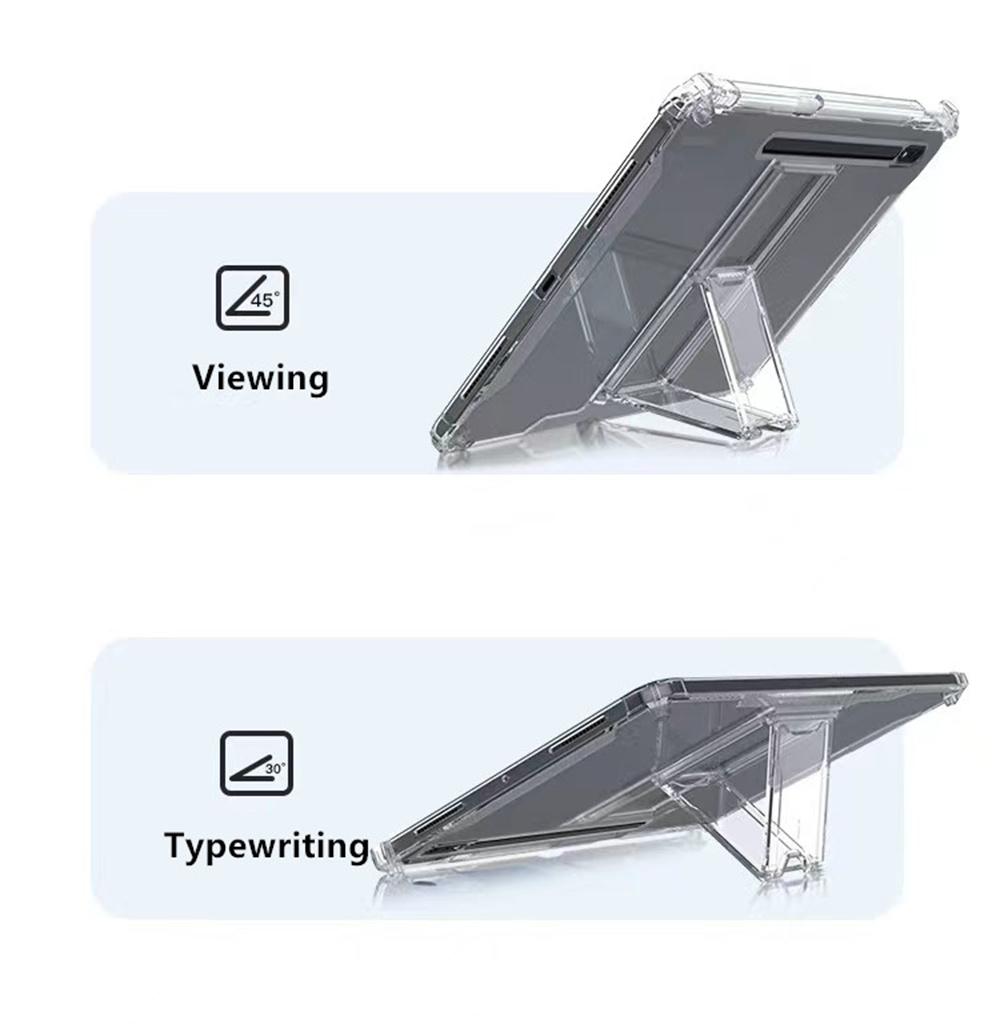 Чехол-подставка для Samsung Galaxy Tab A8 10,5 дюйма Tab A7 Lite 8,7 дюйма S7 11 дюймов S8Plus S8 Ultra 14,6, прозрачный чехол для Samsung Tab S7 Fe, защитный чехол