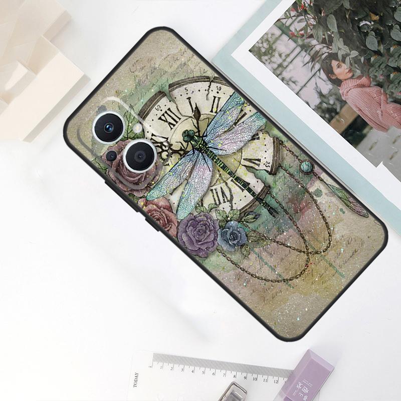 Чехол 'Стрекоза' для OPPO Reno 11F 4Z 5Z 8T 10 Pro 4 6 7 8 5 Lite OPPO Find X6 Pro X2 X3 X5 Lite Чехол