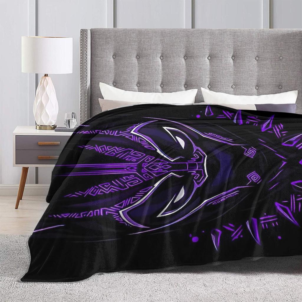Black Panther Blanket Quality Soft Throw Blanket Spring Decorative Outdoor Funny Bedspread