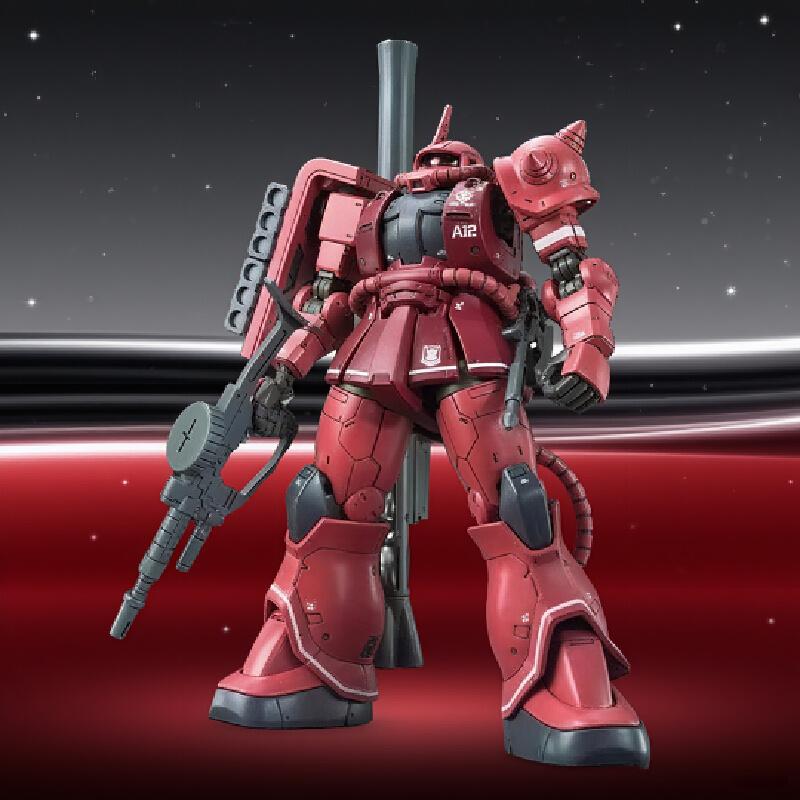 Gto Hg 1/144 Заку Красной Кометы Сборная Модель Фигурка Изысканное Украшение для Стола Подарок-Сюрприз Коллекция Мальчик