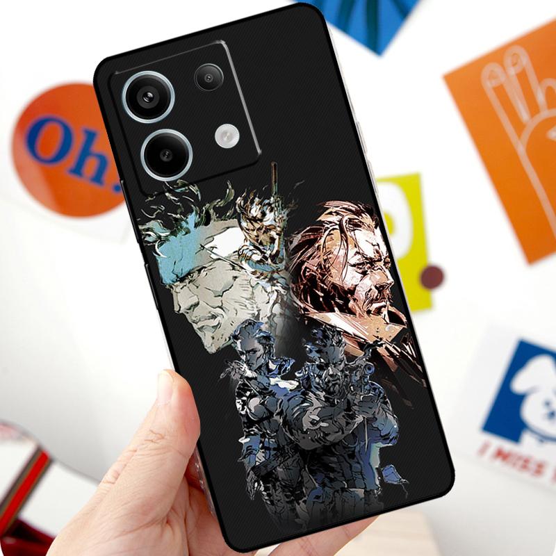 Чехол Metal Gear Solid для Xiaomi Redmi Note 13 10 11 12 14 Pro 11S 12S Чехол для Redmi 15 12C 13C 14C 10C 15C