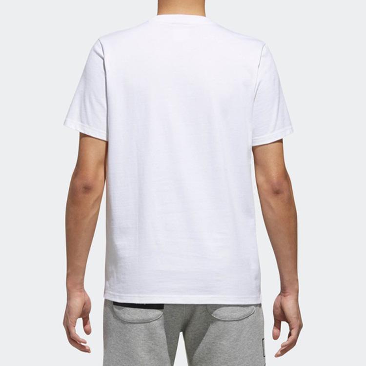 Adidas Originals Trefoil Essential Short Sleeve T-Shirt Men Tops White DN8024