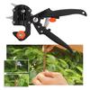 Ножницы для прививки растений Профессиональный садовый инструмент для прививки 2 в 1 Сверхпрочные секаторы для обрезки цветов, фруктовых деревьев, кустарников
