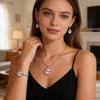 Модная спортивная коллекция ювелирных изделий Дизайны с баскетболом и футболом Серьги, ожерелья, браслеты, аксессуары для девочек