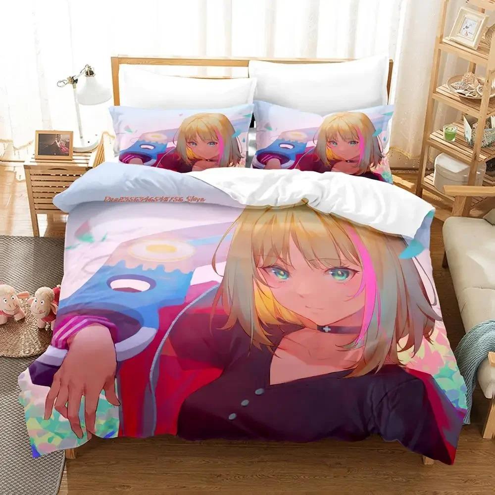 I Wonder Egg Priority Комплект постельного белья Single Twin Full Queen King Size Комплект постельного белья для взрослых и детей Спальня Пододеяльники Наборы Аниме Кровать