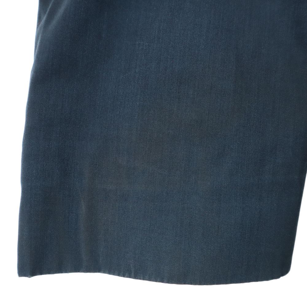 Burberrys 60-е 70-е Пальто с воротником из нержавеющей стали Темно-синий Старый винтажный Мужской Б/у