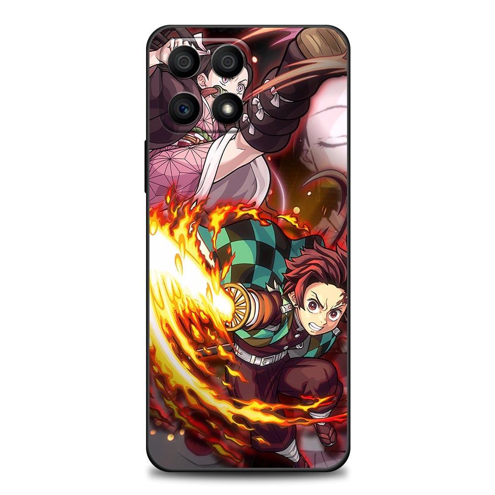 Аниме Demon Slayer Kamado Tanjirou Nezuko чехол для телефона для Honor 50 30 10 Lite 30i 20 20e 9A 9C 9X Pro 8X Nava 8i 9 Y60 чехол