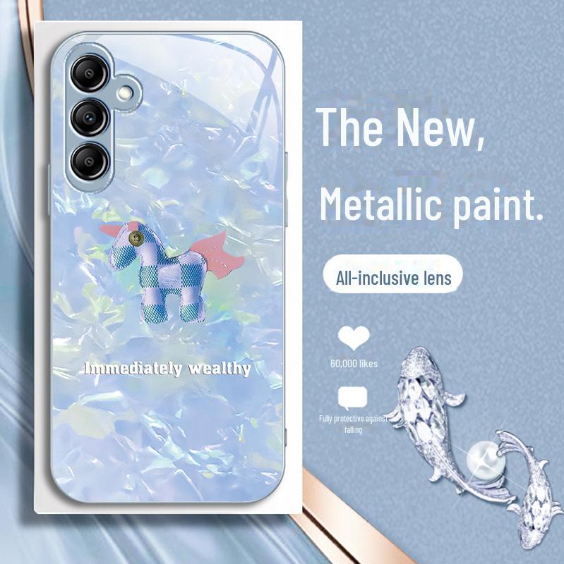 Чехол для мобильного телефона Samsung A14 Ragdoll Pony: A20 Liquid Glass, A30 Full Package, A32 Advanced FE Anti-Fall, дизайн Net Red