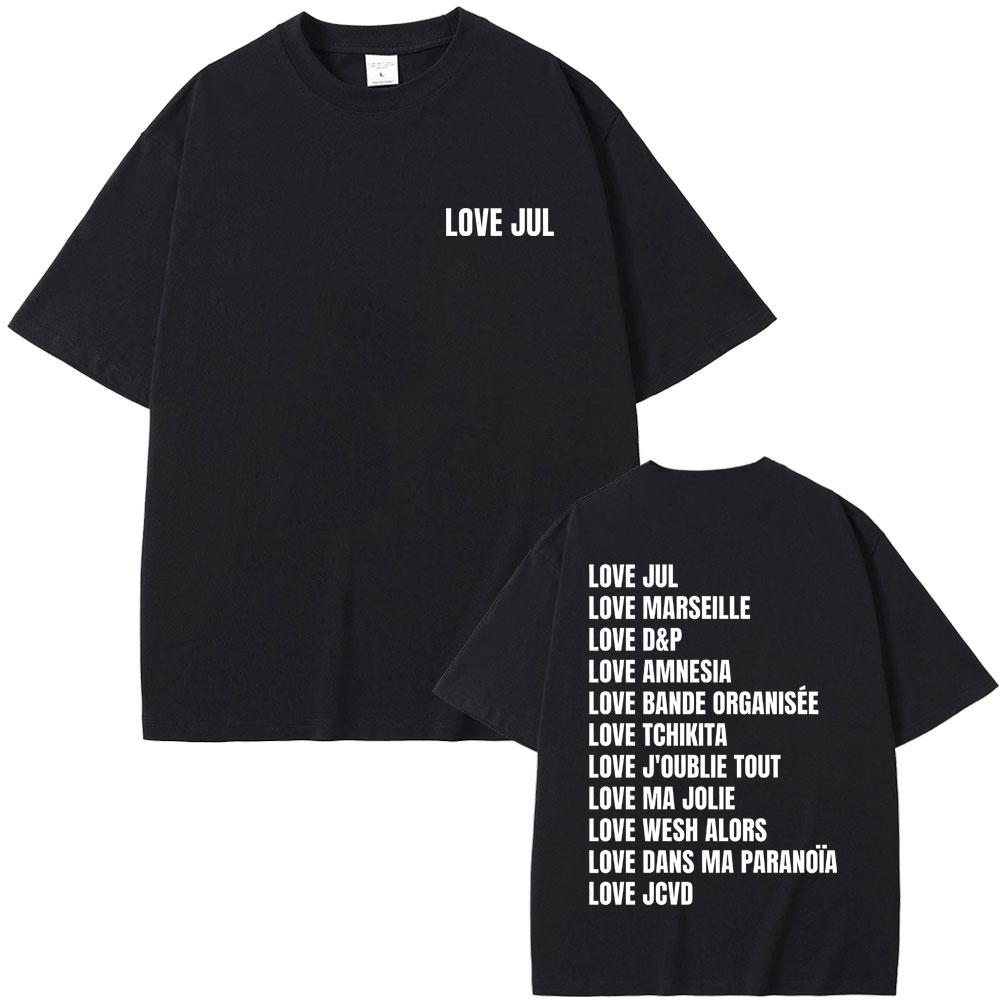 Love Jul 2025 Merch Tshirts Men Women Fashion Rap Pop Music Short Sleeve Tshirt Mens Hip Hop Oversized T Shirts Streetwear