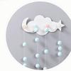 1 Pcs Creative Cute Star Moon Cloud Shape Nail-free Wall Clothes Hooks Kids Room Decorative Key Hanging Hanger Kitchen Storage Hook WBL