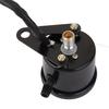 12V Universal Dual Odometer KM/H Speedometer LED Backlight Signal for Motorcycle (Black)