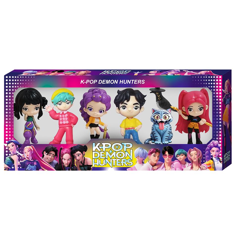 New Kpop Devil Hunter Rumi Zoey Mira Saja Boys Anime Girls/Boys Group Collection Desktop Trinkets Childrens Gifts Boxed