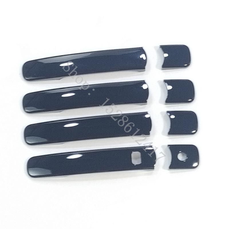 For Nissan X-Trail X Trail T31 2008 2009 2010 2011-2013 ABS Glossy Black Car Door Handle Cover Trim Styling car  Accessories
