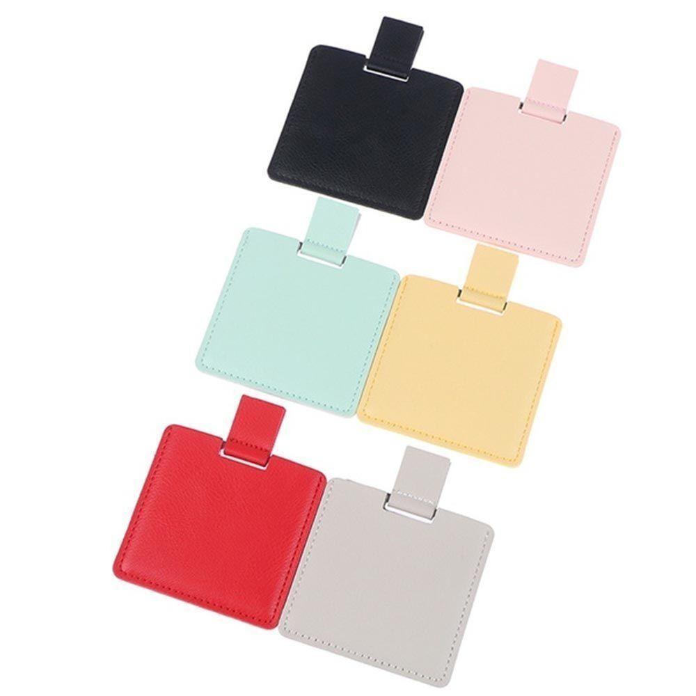 Solid Color Small Mirror Handheld Pocket Mirror High Quality Vanity Mirror