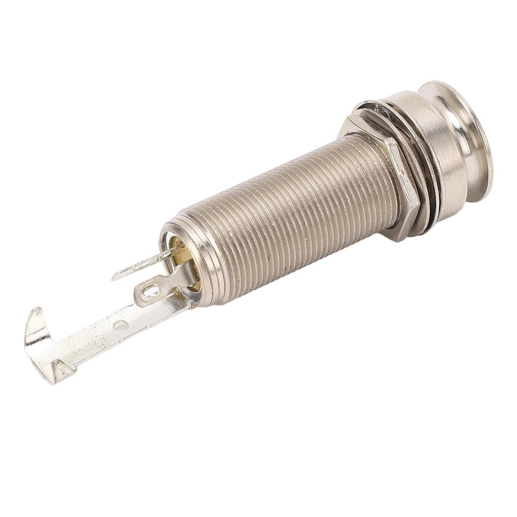 Гитарный бас-баррель джек 14 дюймов снижение шума металлический цилиндр выходной джек гнездо для электрогитары