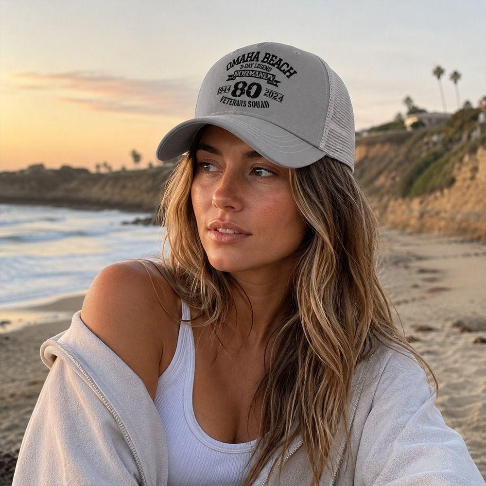 Summer Baseball Cap Mesh Breathable Visor Cap Fashion Snapback Hat  for Men Women