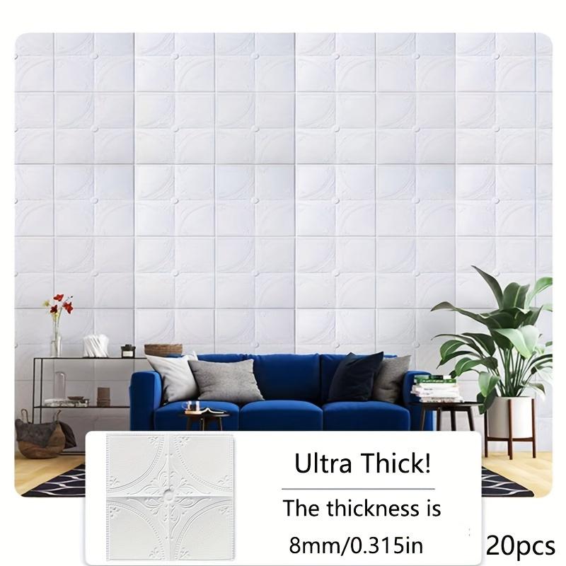 Ultra Thick! with A Thickness of 0.315in 15/20pcs of 3D DIY Self-adhesive Anti-collision Stickers Upgrade Your Bedroom or Living Room - Waterproof