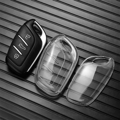 Для MG ZS MG4 MG5 MG6 Plus VE ZX EHS EZS HS GT TPU Прозрачный Чехол для Ключа Дистанционного Управления Автомобилем Полная Защита Держатель Колпачки 2021 2022 2023 2024