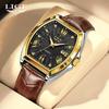 LIGE Модные мужские часы, лучший бренд класса люкс, светящиеся водонепроницаемые мужские кварцевые часы