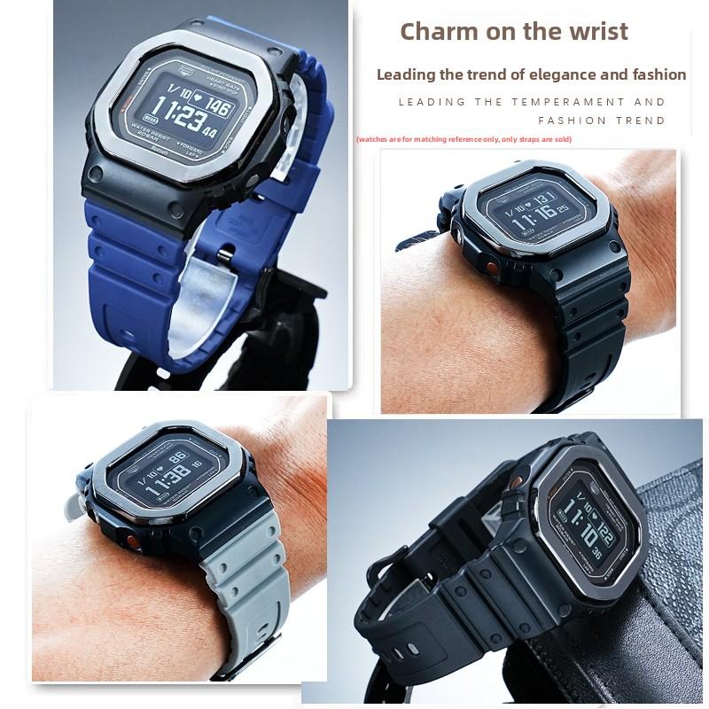 Сменный смоляной ремешок для часов Casio G-SHOCK 3516 DW-H5600MB Champion's Heart Solar Watch мужские порты Силиконовый ремешок 18 мм