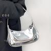 Высококачественные женские сумки через плечо, новая модная женская сумка через плечо, серебряные сумки-хобо, модные сумки из искусственной кожи с дизайном в виде сердца